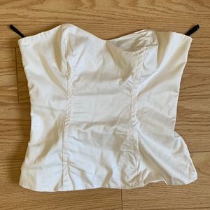 Gorgeous French connection white corset in perfect condition. Size 6 w bones